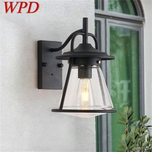 WPD Outdoor Wall Sconces Lamp Classical LED Light Waterproof Home Decorative For Porch