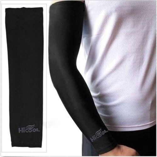 1 Pair Cooling Arm Sleeves Cover UV Sun Protection Golf Bike Outdoor Sports Riding Cycling Athletic Sport Protection Skins 370mm