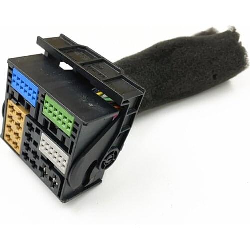 52 Pin/Way Multimedia Host Navigation Bluetooth Radio Plug Connector Wire Harness For VW Passat Audi 8X0 035 444/3B7 035 447