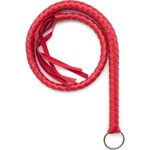 65cm Long Flogger PU Leather Whip Adult Games Slave Bondage Restraints Erotic Product Fetish S&M Bdsm Sex Toy for Couple Women