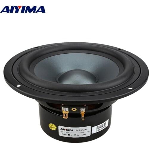 AIYIMA 1Pc 6.5 Inch Mid Woofer Speaker Fever Bass Loudspeaker Bookshelf Floor Sound Music DIY Speakers Column For Home Theater