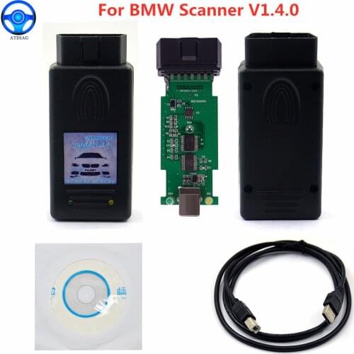 OBD2 Auto Scanner 1.4.0 For BMW Scanner Tool Unlock Version 1.4 With FT232RL Chip PA Soft V1.4.0 For BMW Scanner 1.4 in stock