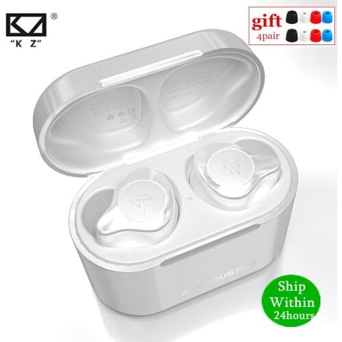 NEW KZ S2 1DD 1BA TWS Wireless 5.0 Bluetooth Earphones AAC Touch Control Earphones Hybrid Sport Earbud Headset KZ S1 Z1 Z3 ZSX