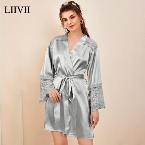 HTTHDD Women's Satin Robes