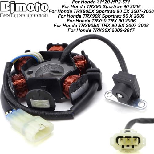 12V Generator Stator Coil For Honda TRX90 Sportrax 90 2006 TRX90X Sportrax 90 X 2009 TRX90X 2009-2017 31120-HP2-671