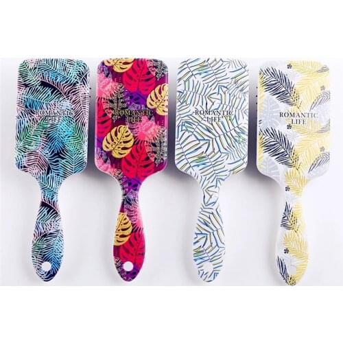 Scalp Massage Comb Anti Static Paddle Brush Hair Styling Tool Cute Women Detangle Hairbrush Curly Hair Wig Detangling Hair Brush