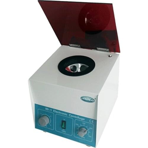 Lastest 80-1 Desktop Electric Medical Lab Centrifuge Laboratory Centrifuge 4000rpm 6 x 20ml Y313