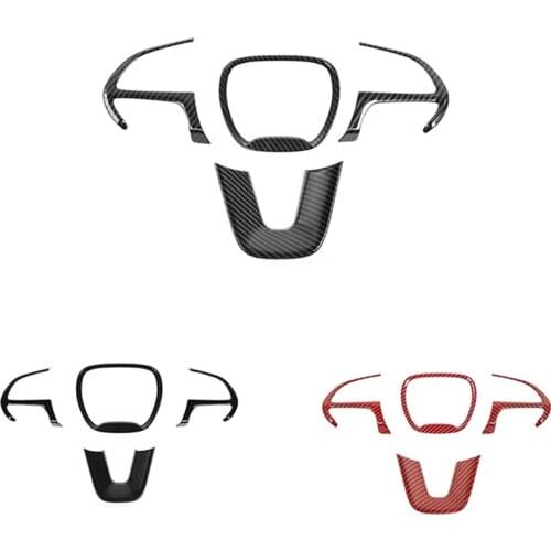 Steering Wheel Cover Trim for 2015-2020 Dodge Challenger Charger for Durango Grand Cherokee SRT8