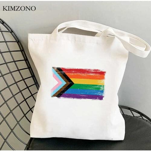 Lgbt Pride Rainbow shopping bag recycle bag shopping bag bolsas ecologicas reciclaje bolsa compra sac toile