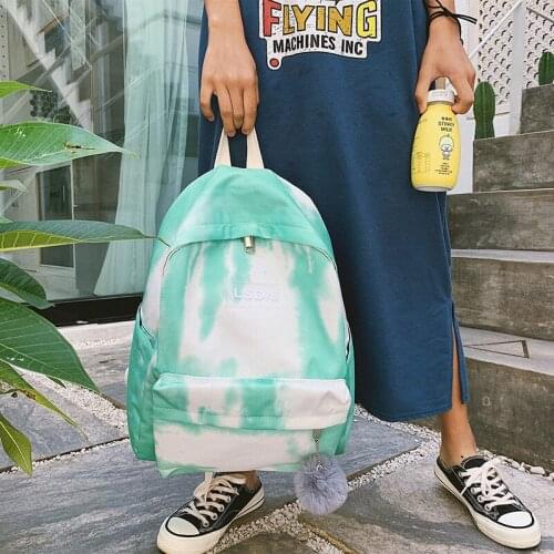 Schoolbag Female Korean High School Students' Ancient Sense Hyun-a Kim Campus Harajuku Backpack Gradient Backpack