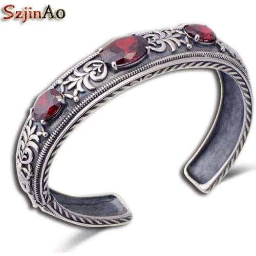 Серебряные браслеты Szjinao China At AliExpress