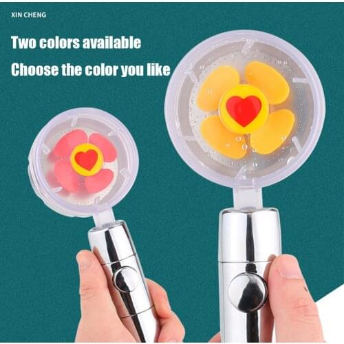 360 Degree Rotated Rainfall Turbo Shower Head High Pressure Water Save Shower Head Bath Nozzle SPA Rainfall Turbo Shower Head