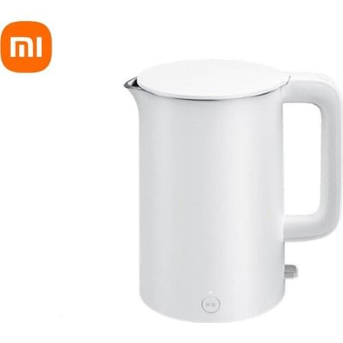 Youpin MI Electric Kettle1S Double Layer Anti-scalding Kettle304 Stainless Steel Automatic Power Off Anti-dry Burning1.7L 220V