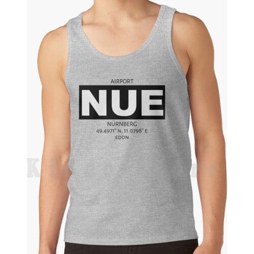 Airport Nurnberg Nue Tank Tops Vest 100% Cotton Airports Airport Nurnberg Nue Germany Nurnberg Aviation Airfields