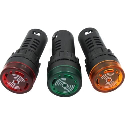 Sound and Light buzzer Intermittent sound and flash light buzzer Alarm device LED light warning Strobe Security Alarm System