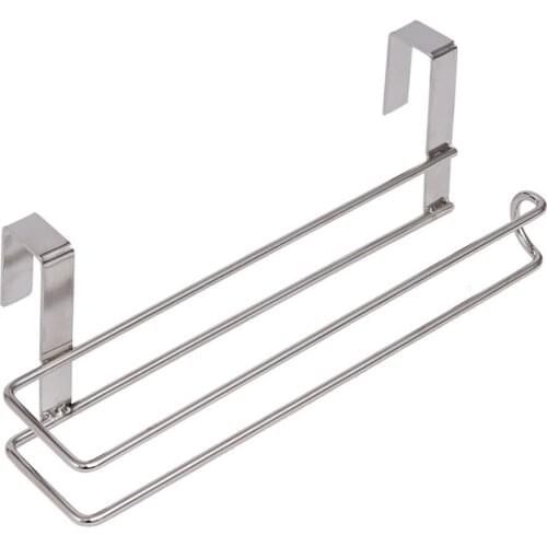 1pcs Paper Holder Stainless Steel Paper Towel Holder Rustproof Hanging Tissue Rack Bathroom Storage Toilet Roller Stand