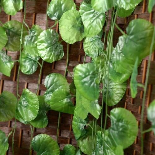 1pcs Garland Ivy Fake Vines Wall Room Decor2.4M Hanging Artificial Leaf Creeper Begonia Maple Plant Foliage Wedding Home Favors
