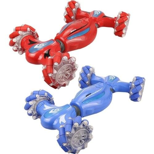 2.4G Double-Side Rolling Drift RC Car 360 Degree RC Stunt Car Dual Remote Control Twist Car