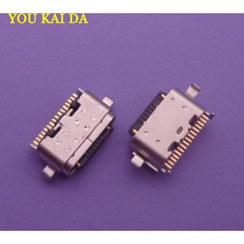30pcs Micro mini usb charging duck connector socket jack repair parts replacement For ASUS ZenFone 6 2019 ZS630KL