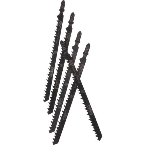 5pcs Jig Saw Blades Wood Metal Fast Cutting Reciprocating Saw Blade 152mm T344D