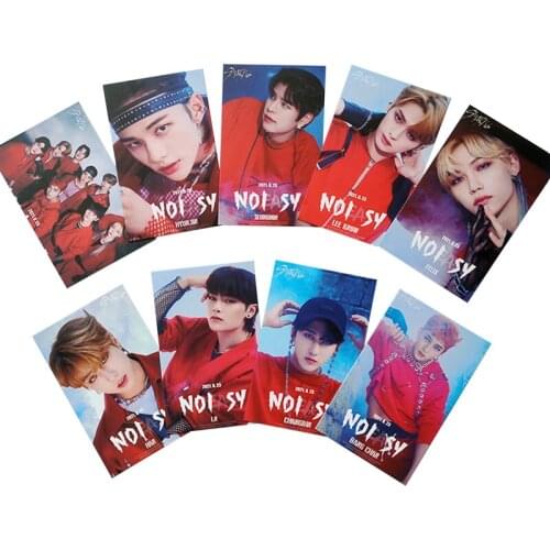 8 Pcs Kpop Stray Kids New Album Noeasy HD Postcard Small Card Photocard Card For Fans Gift Album NO EASY Blue Photo album Card