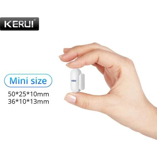 KERUI 433mhz Wireless Mini Small Micro Home Security Door Window Sensor Detector Anti-Tamper For GSM WIFI Alarm System