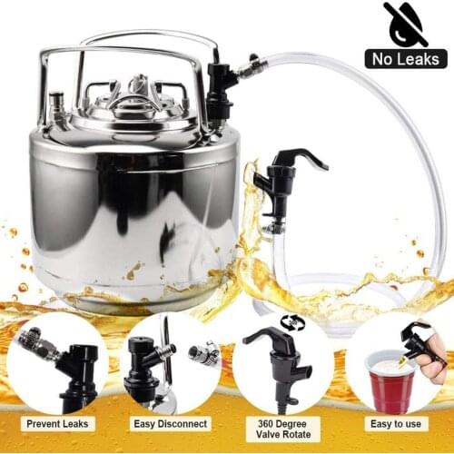 For Cornelius Keg 3/16\" Beer Line/Pipe Wine Making Liquid Ball Lock Disconnect Brewing Equipment Parts Replacement