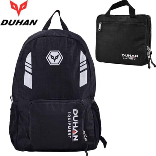 Duhan Motorcycle Backpack Foldable Moto Helmet bag 17L Reflective Leisure Travel package luggage shoulder bag