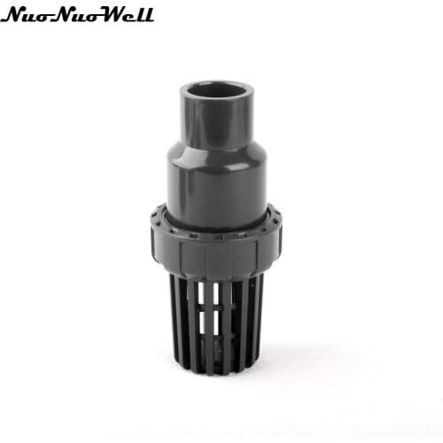 1pcs NuoNuoWell ANSI 3/4" PVC Waterstop Connector Filter Check Valve Aquarium Accessories Fish Tank Supplies Water Pump Fittings