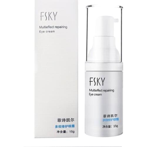 FSKY Multi-effect Eye Repair Cream Desalination Black Eye Circle Eye Bag Lighting Lift Moisturizing and Compact 15g