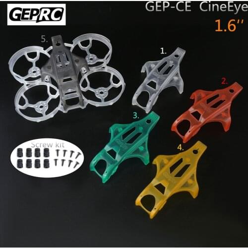 New Arrival GEPRC GEP-CE CineEye 1.6inch 79MM FPV Whoop Indoor Quadcopter PC Frame kit