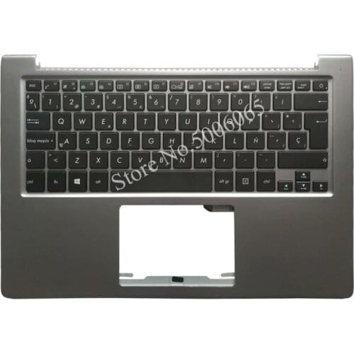 Spanish Laptop backlit Keyboard For ASUS Zenbook U303 U303LB U303LN U303UA U303UB UX303L UX303 U303L UX303LN Palmrest Upper