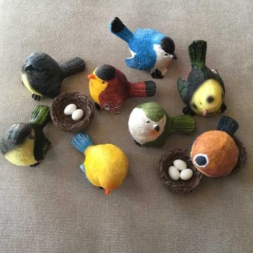 Creative Ornaments Bird Nest Bird Egg Garden Garden Style Decorations Gardening Ornaments Landscape Home Decoration