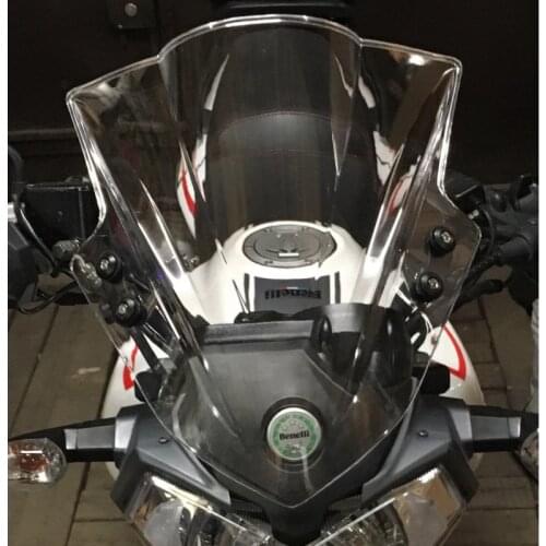 Windscreen For Benelli 752S 502S 302S 752 502 302 S TNT135 TNT 135 Screen Windshield Bracket 7/8" Or 1" Handlebar Mounting