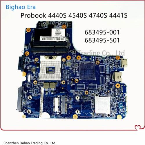 FOR HP PROBOOK 4740S 4441S 4440S 4540S Laptop Motherboard 683495-001 683495-501 11243-1 with HM76 Support i3 i5 i7 100% TEST OK