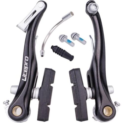 1 pair ZTTO Bike Mountain Bicycle Linear Pull V Brake Caliper Set with Brake Pads Brake Brakes Cantilever тормоза для велосипеда