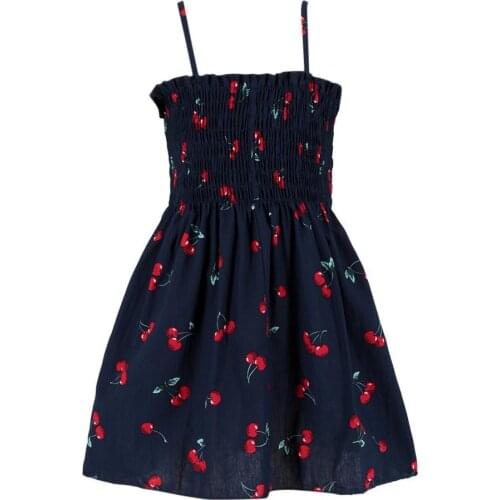 ZWY130 Toddler Girl Clothes Kids Summer Dresses For Baby Girls Floral Sundress Sling Dresses Princess Dress Outfits Vestidos