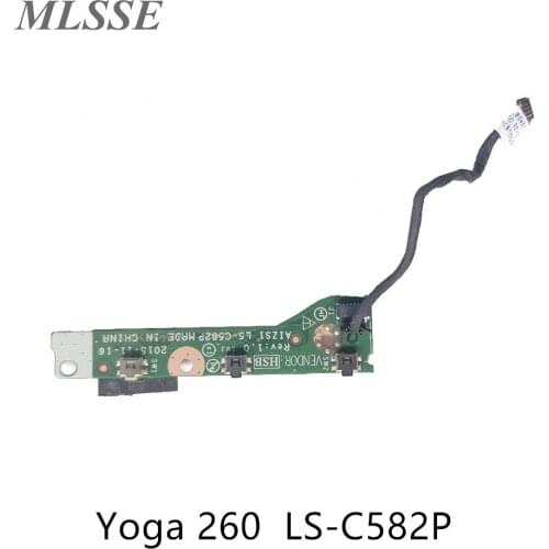 Original 95% NEW For Yoga 260 Laptop Switch Board with Cable AIZS1 LS-C582P Fast Ship