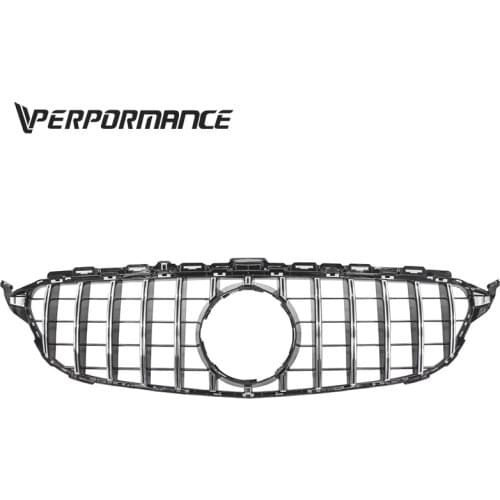 C CLASS W205 GT grille fit for c180 C200 C260L C63 to GT STYLE front grille 2014 to 2018 year
