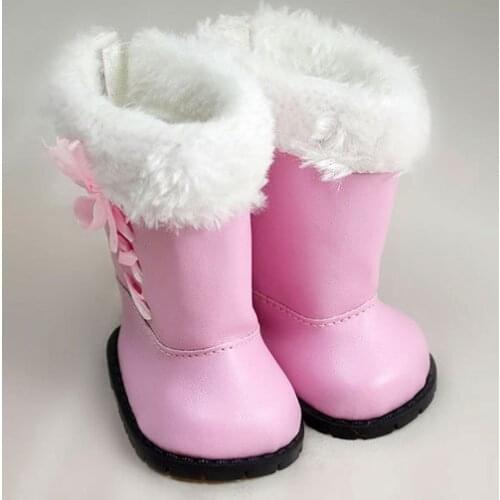 Pink Boots fits for American18" girl doll alexander doll best gift