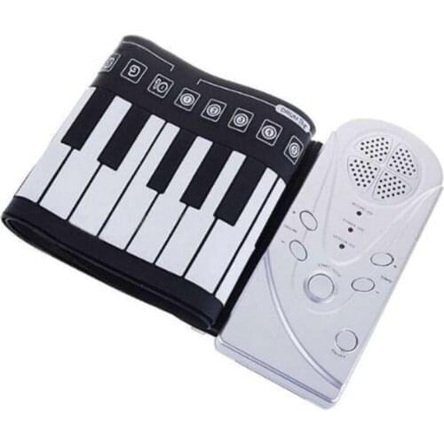 Touch control 88 key folding hand roll electronic piano keyboard fashion appearance chip upgrade