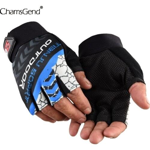 Bike Bicycle Glove Cycling Anti-slip Anti-sweat Men Women Half Finger Gloves Breathable Anti-shock Sports Gloves Free Shipping