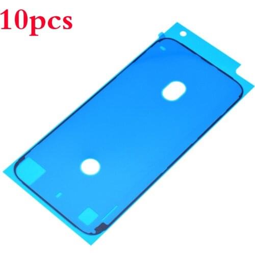 10 pçs adesivo impermeável para iphone 7 6s plus 7plus 8x8p 3m adesivo pré-corte lcd tela quadro fita peças de reparo
