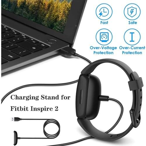 New Charging Dock Cable For Fitbit Inspire 2 Charging Data Cable Smart Watch USB Fast Bracelet Charger Adapter Accessory