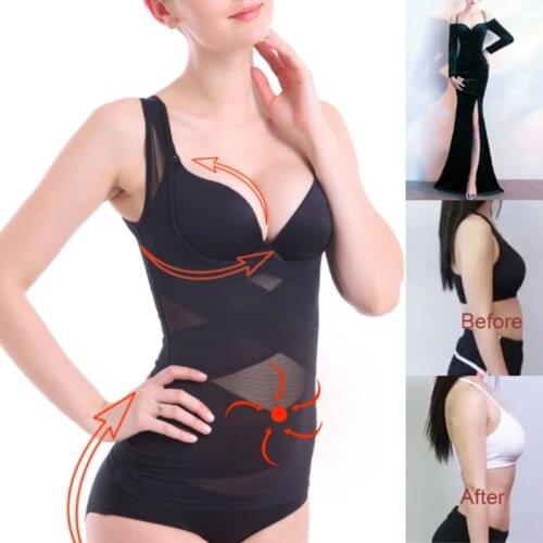 Women Breathable Mesh Push Up Gathering Shaping Tops Slimming Corset Shapewear Thin Invisible Body Control Vest