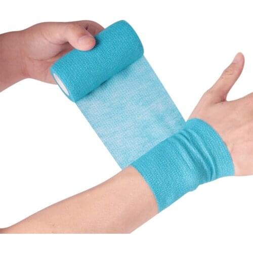 1pc Sports Self Adhesive Bandage Wraps Tape Finger Joints Medical First Aid Kit Elastic Bandage
