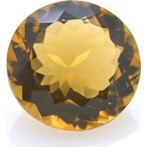 11,97 ct. Citrine Round Cut