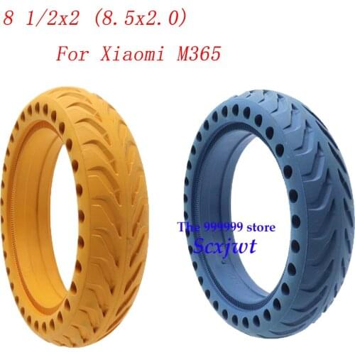 8.5 Inch 8.5x2.0 for Xiaomi electric scooter tire m365 tire solid hole shock absorber non pneumatic 8 1/2x2 durable wheel