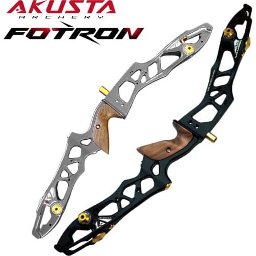 Akusta 25“ Archery Recurve Bow ILF Riser Handle for Aluminum Alloy or Right/Left Hand User Fotron Series