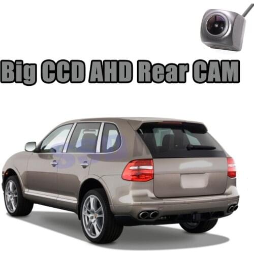 Car Big CCD Rear Camera For Porsche Cayenne 92A E2 Reversing Super Night View AHD 720 1080 WaterPoof Back CAM